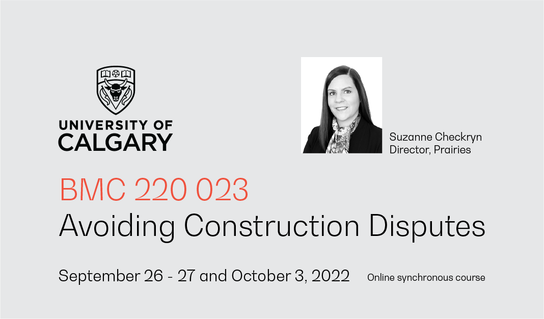 Three-Day Avoiding Construction Disputes Course Instructed by Revay
