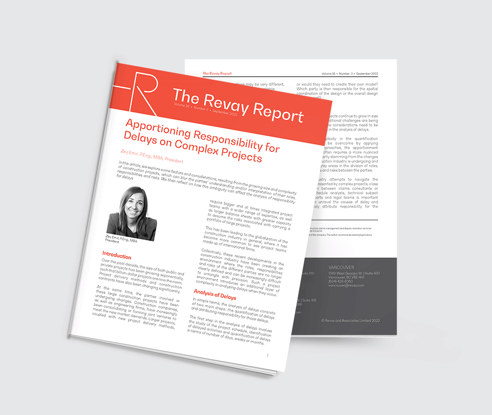 Apportioning Responsibility for  Delays on Complex Projects