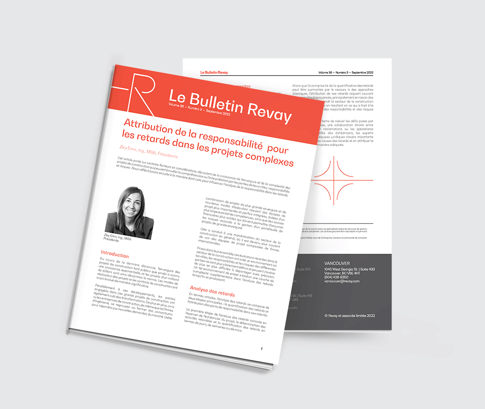 Attribution de la responsabilité  pour  les retards dans les projets complexes