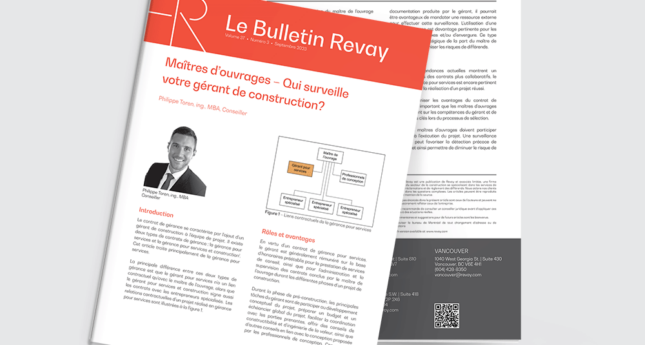 Maîtres d’ouvrages – Qui surveille votre gérant de construction?