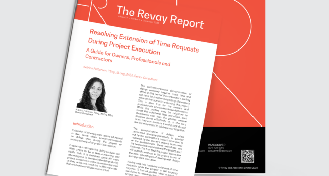 Resolving Extension of Time Requests During Project Execution