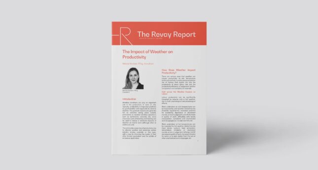 Revay Report – The Impact of Weather on Productivity