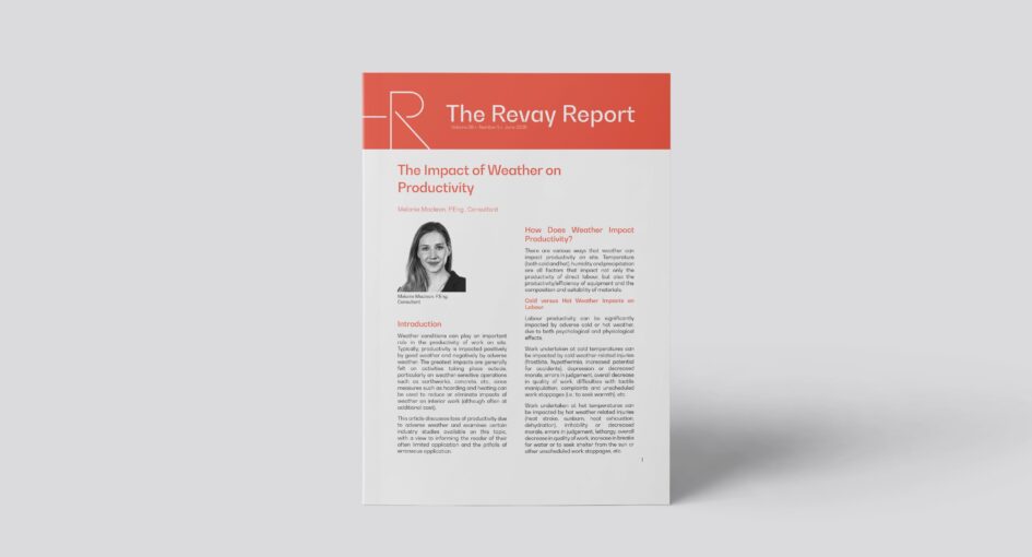 Revay Report – The Impact of Weather on Productivity