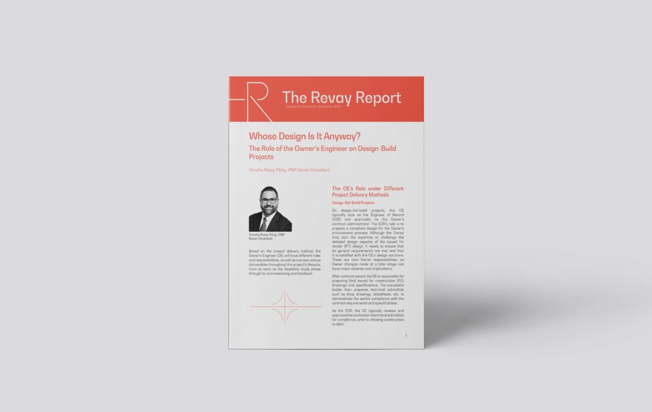 New Revay Report – Whose Design Is It Anyway?